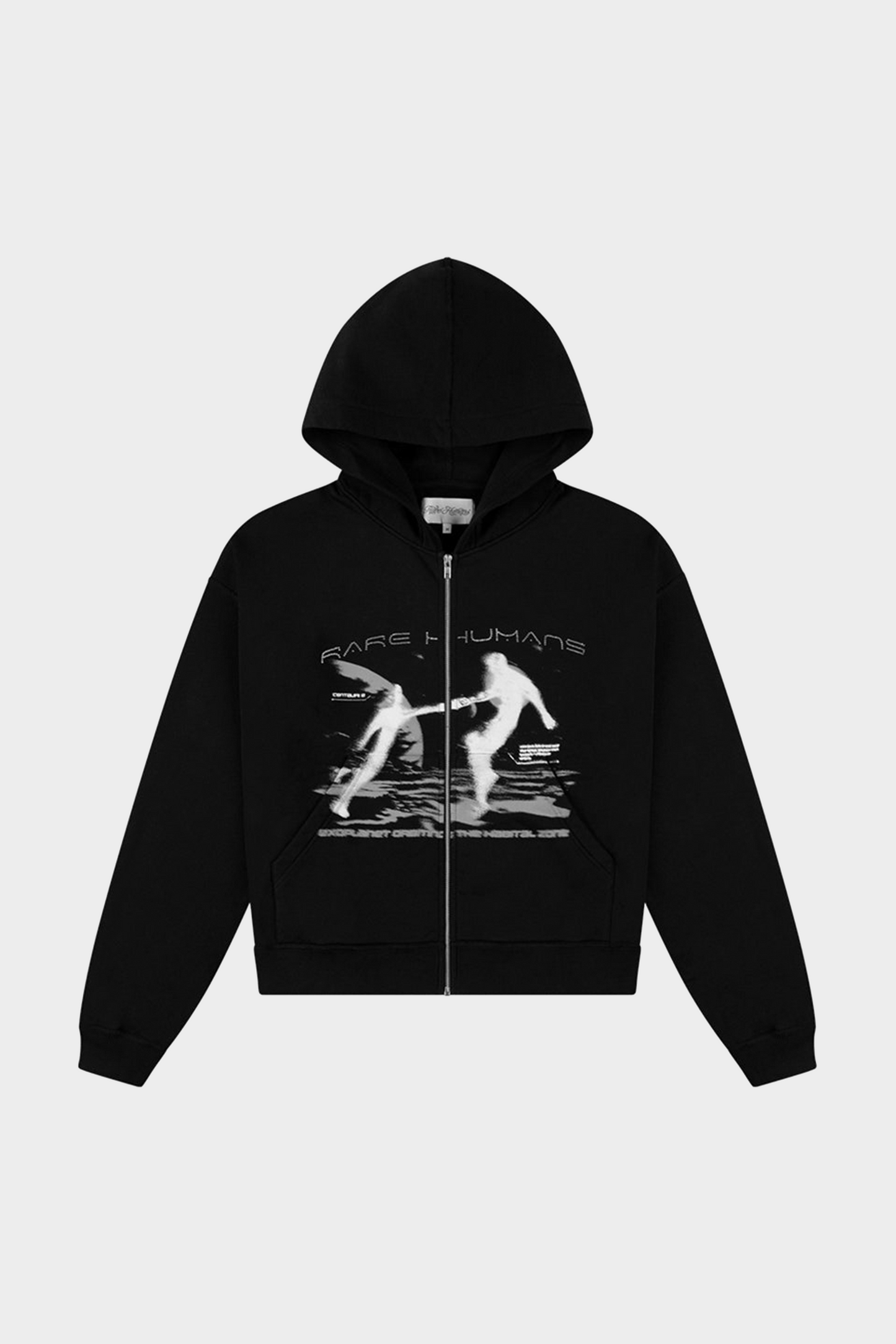 CENTAURI B ZIP HOODIE BLACK