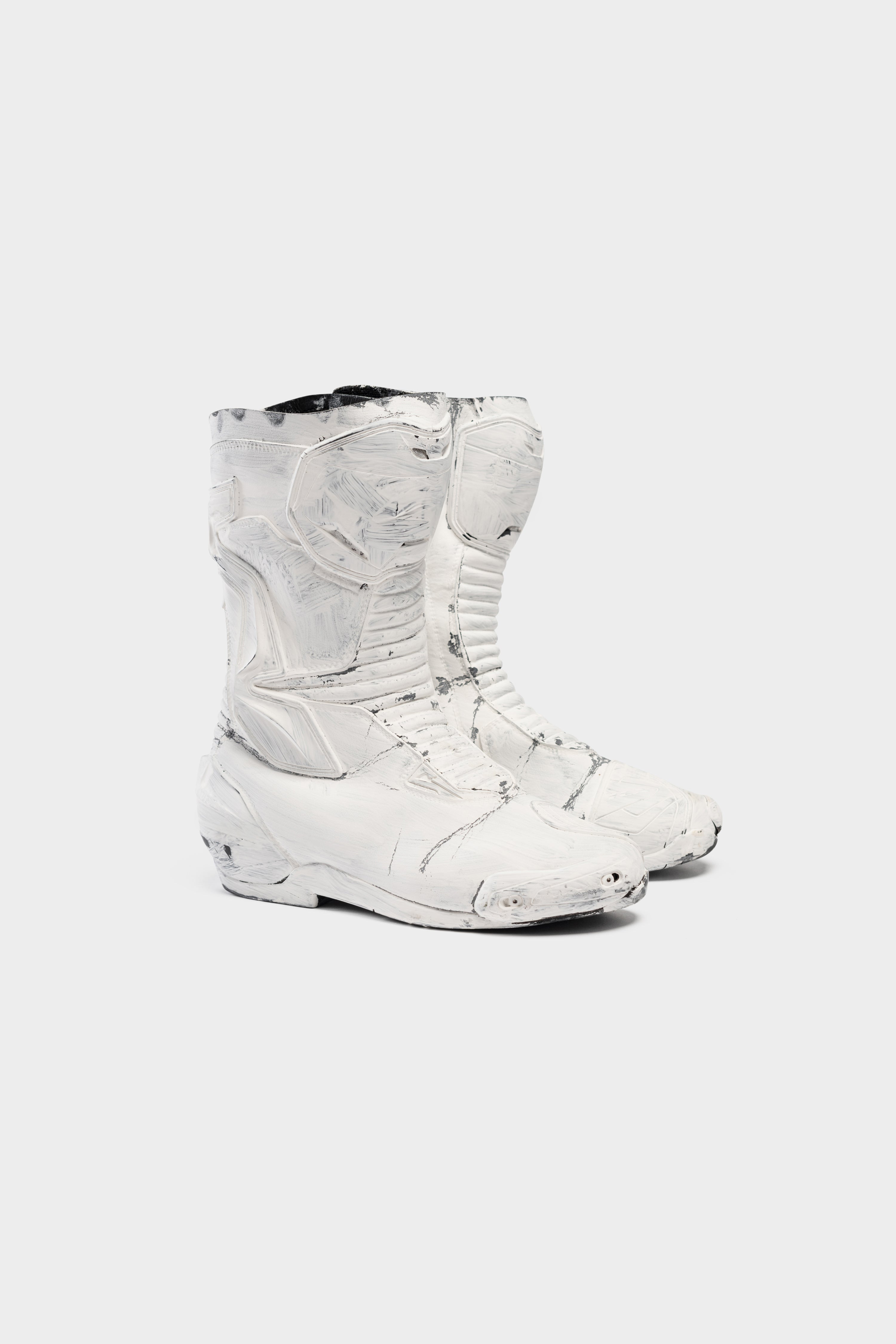 RACE BOOTS WHITE