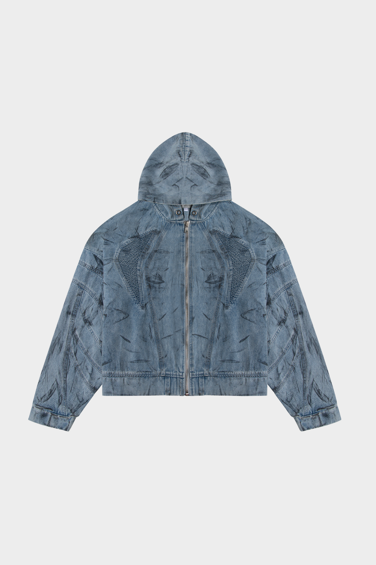 PAINTED DENIM JACKET BLUE