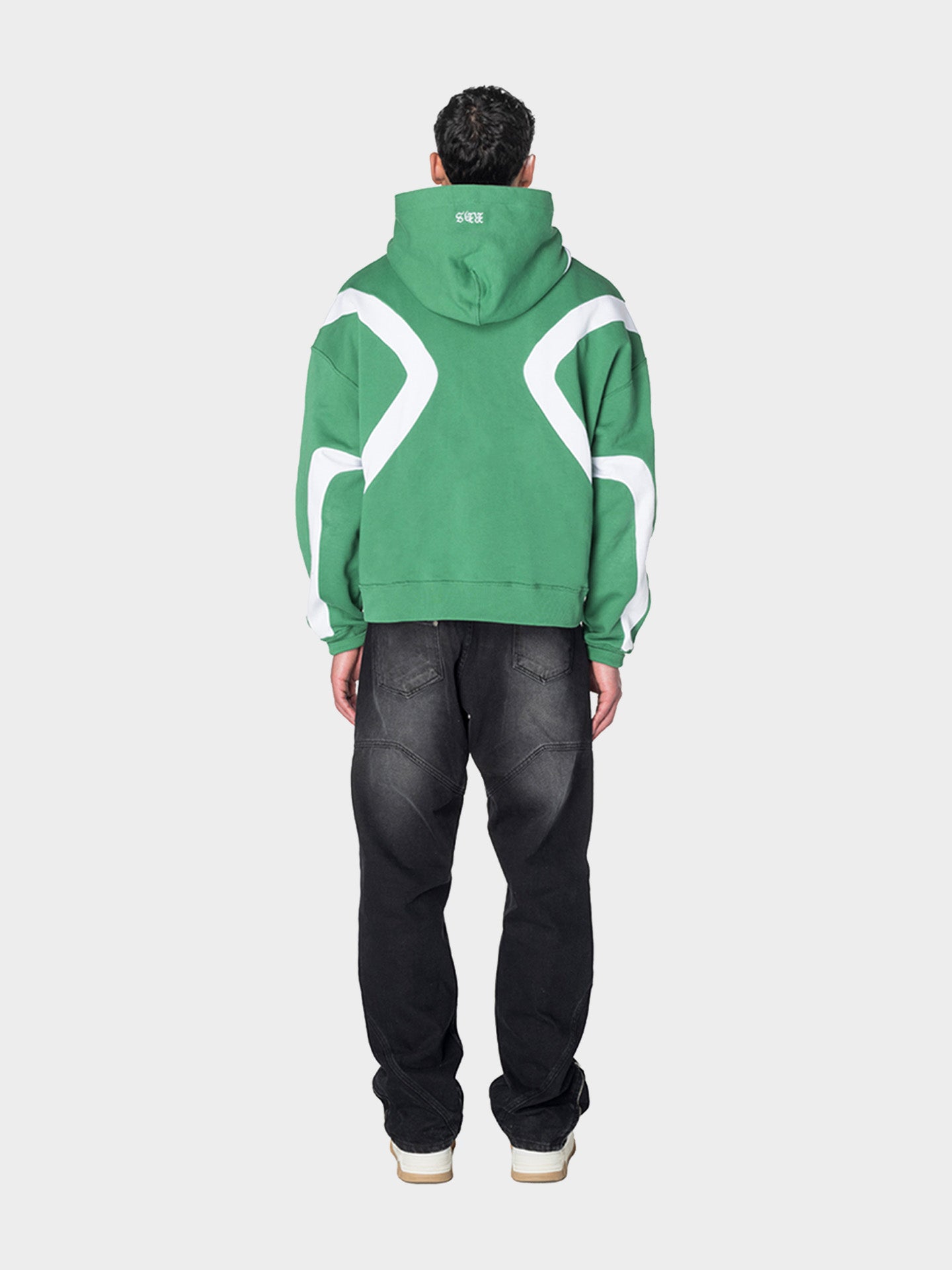 TWO-TONE ZIPPER GREEN